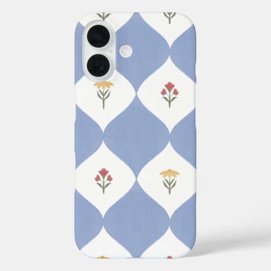Mughal-geïnspireerd bloemenrooster Case-Mate iPhone case (Achterkant)