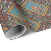 Mughal Indiaas Islam Perzisch Perzisch Elephant Cadeaupapier (Rol Hoek)