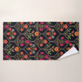 mughal motif Kani Look ornament pattern multi colo (Serviette de bain)