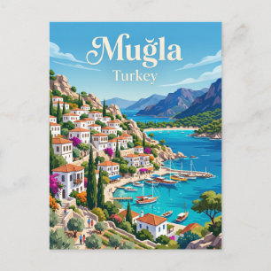 Muğla Turkije Briefkaart