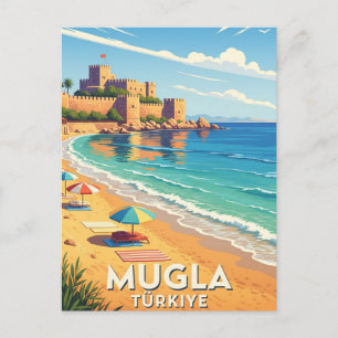 Mugla Turkije Reizen Briefkaart