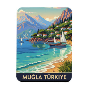  Mugla Turkije Reizen Magneet