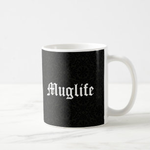 Muglife Funny Humor Thug Life Parodie  Zwart Koffiemok