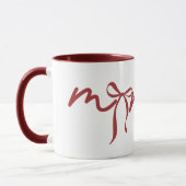 MugMama Bow Mug 2026 Cute Gift for Mom Minimalist  (Gauche)