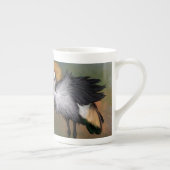 Mugs à café avec Grue couronnée grise (Droite)