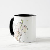 Mugs à café éléphant et lapin (Devant gauche)