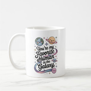 mugs à café mignons avec galaxie n planètes