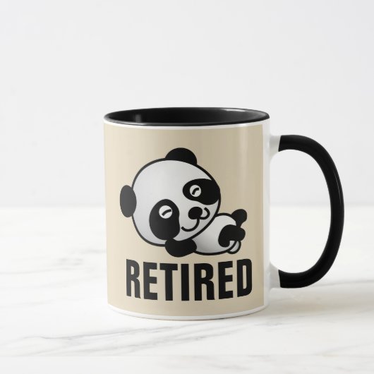 MUGS À CAFE RETRAITE PANDA MIGNON (Droite)