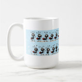 Mugs Ant bleu et blanc (Gauche)