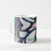 Mugs - Art Abstrait - Peinture (Devant gauche)