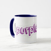 Mugs avec "Je vous pourpre" Noël (Devant gauche)