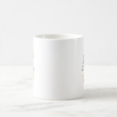 Mugs blancs personnalisés élégants (Centre)