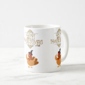 Mugs Bonne Fête de Thanksgiving (Devant droit)