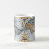 Mugs - Carte mondiale Vintage (Centre)