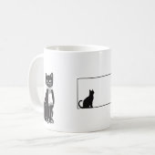 mugs chat noir (Devant gauche)