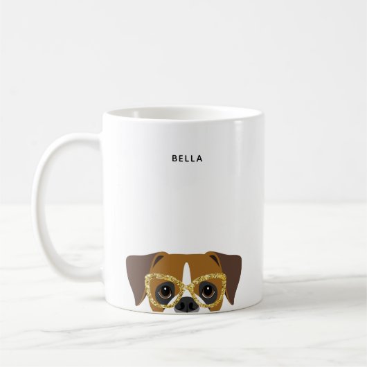 Mugs Chien Boxer (Gauche)