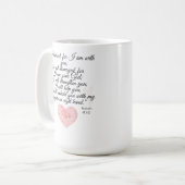 Mugs chrétiens, mug vers la Bible, Don pour le bap (Devant gauche)