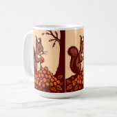 🐿️ Mugs Classique Écureuil d'Automne (Devant gauche)