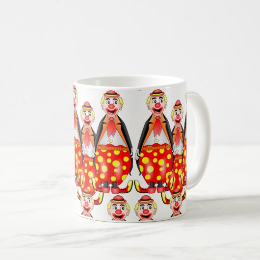 mugs clowns cirque (Devant droit)