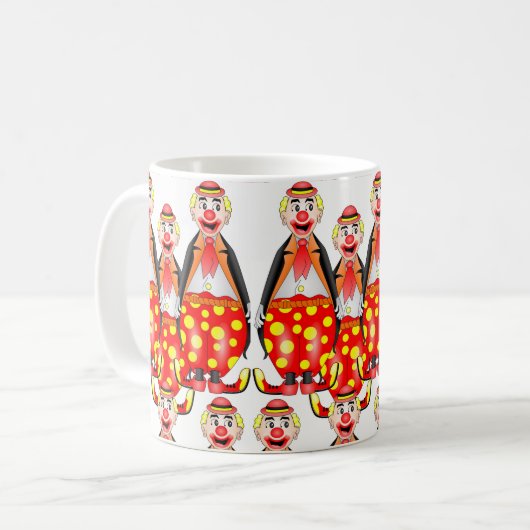 mugs clowns cirque (Devant gauche)