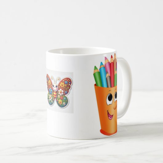 🌈 Mugs créatifs pour chaque instant ! ☕ ✨ (Devant droit)