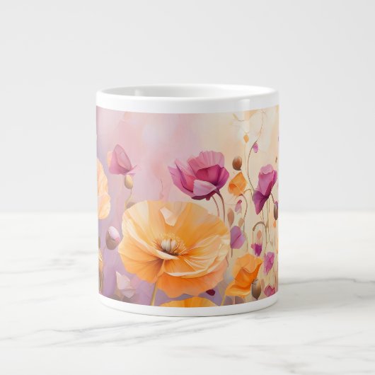 Mugs & Cups - Populations poussant dans un champ (Devant)
