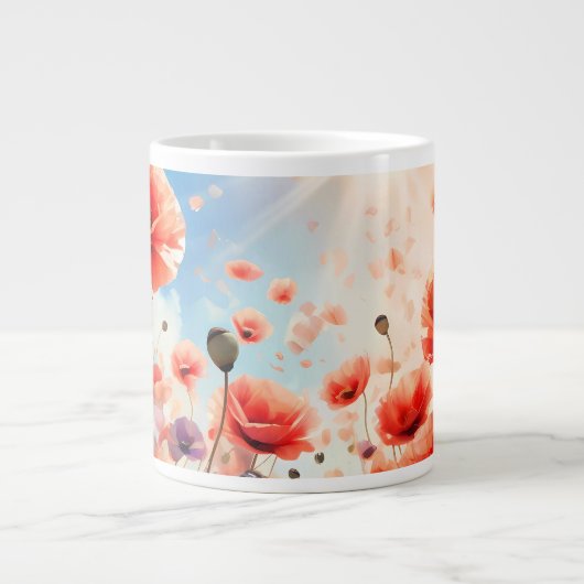 Mugs & Cups - Populations poussant dans un champ (Devant)