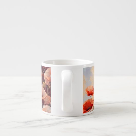 Mugs & Cups - Populations poussant dans un champ (Dos)