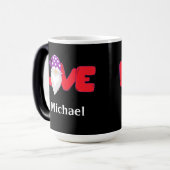 Mugs d'amour personnalisées (Devant gauche)
