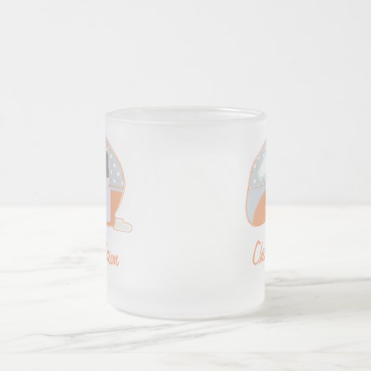 Mugs d'art caravaniers rétro personnalisés (Centre)