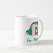 Mugs d'art caravaniers rétro personnalisés (Devant droit)