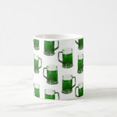 Mugs de bière verte - Mug de café blanc (Centre)