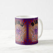 Mugs de café Chanter Gospel Musique Chorale Purple (Devant droit)