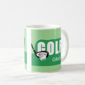 Mugs de café de golf (Devant droit)