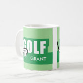 Mugs de café de golf (Devant gauche)