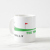 Mugs de café de golf personnalisés (Devant gauche)