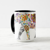 Mugs de café des éléphants indiens (Devant gauche)