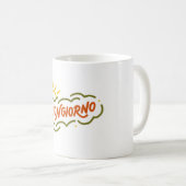Mugs de café drôles de la fierté italienne (Devant droit)
