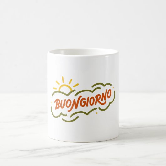 Mugs de café drôles de la fierté italienne (Centre)