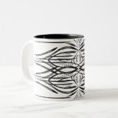 Mugs de café noir blanc (Devant gauche)