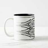 Mugs de café noir blanc (Gauche)