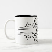 Mugs de café noir blanc (Gauche)