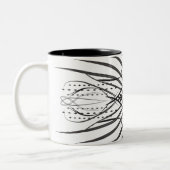 Mugs de café noir blanc (Gauche)