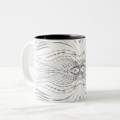 Mugs de café noir blanc (Devant gauche)