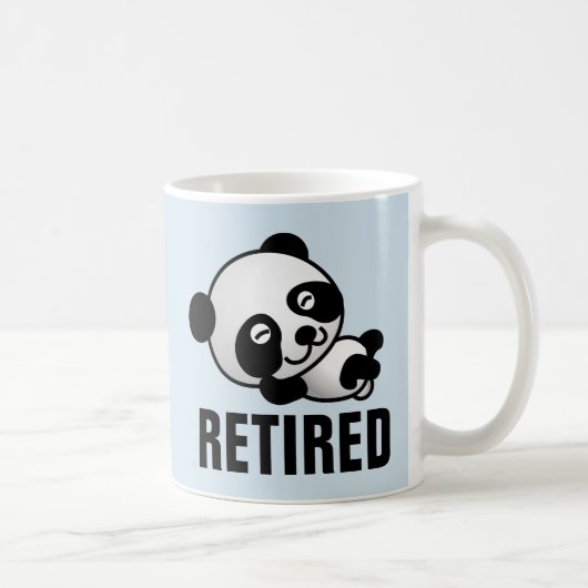 MUGS DE CAFÉ RETRAITE (Droite)