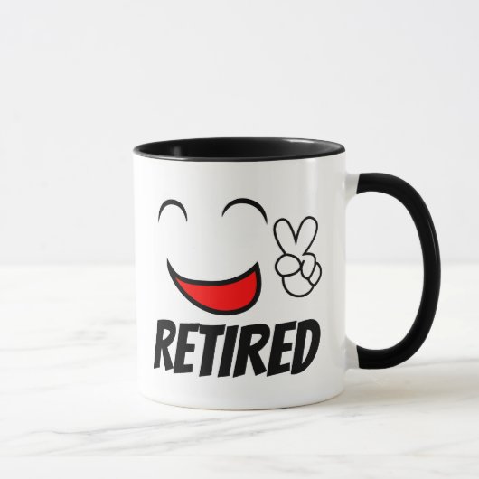 MUGS DE CAFÉ RETRAITE (Droite)