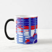 Mugs de café rouge, blanc, bleu - 4 juillet - Cade (Gauche)