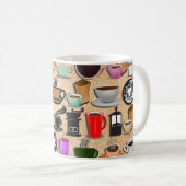 Mugs de café sur crème (Devant droit)