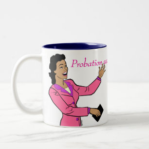 Mugs de café sur l'humour de la probation et de la