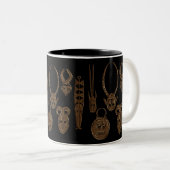 Mugs de café "TRIBAL" (Devant droit)